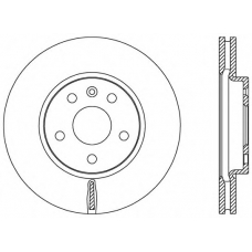 BDA2535.20 OPEN PARTS Тормозной диск