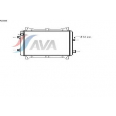 FD2066 AVA Радиатор, охлаждение двигателя