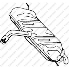 233-807 BOSAL Глушитель выхлопных газов конечный