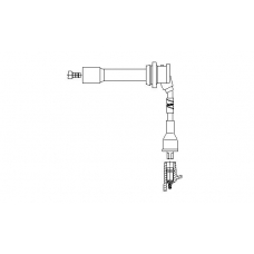 6A66E40 BREMI Провод зажигания