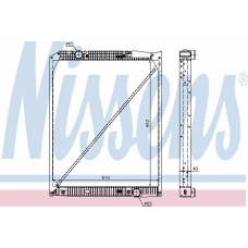 62649A NISSENS Радиатор, охлаждение двигателя