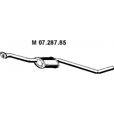 07.287.85 EBERSPACHER Средний глушитель выхлопных газов