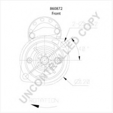 860872 PRESTOLITE ELECTRIC Стартер