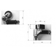 TKR 9266 TIMKEN Натяжной ролик, поликлиновой  ремень