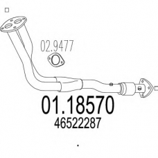 01.18570 MTS Труба выхлопного газа