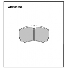 ADB01034 Allied Nippon Тормозные колодки