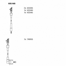 600/449 BREMI Комплект проводов зажигания