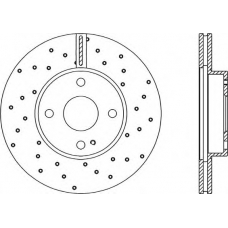 BDRS1780.25 OPEN PARTS Тормозной диск