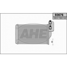 93676 AHE Теплообменник, отопление салона
