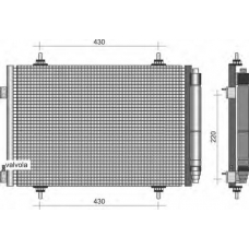 350203377000 MAGNETI MARELLI Конденсатор, кондиционер