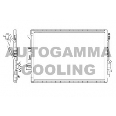 105863 AUTOGAMMA Конденсатор, кондиционер