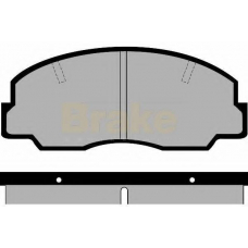 PA361 BRAKE ENGINEERING Комплект тормозных колодок, дисковый тормоз