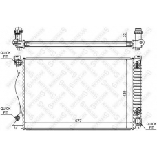 10-25335-SX STELLOX Радиатор, охлаждение двигателя