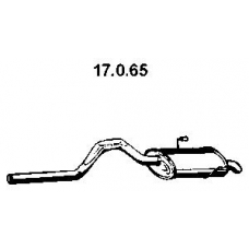 17.0.65 EBERSPACHER Глушитель выхлопных газов конечный