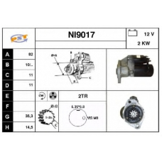 NI9017 SNRA Стартер