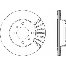 BDA1348.20 OPEN PARTS Тормозной диск