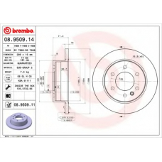 BS 7688 BRECO Тормозной диск