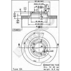 BS 7861 BRECO Тормозной диск