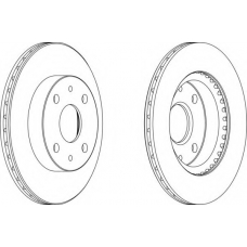 DDF1394-1 FERODO Тормозной диск