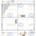 8MK 376 773-391 HELLA Радиатор, охлаждение двигателя