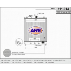 111.014 AHE Радиатор, охлаждение двигателя