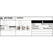 DC74066 EDR Тормозной суппорт