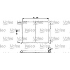 730549 VALEO Радиатор, охлаждение двигателя