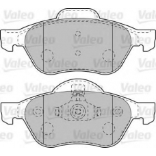 601012 VALEO Комплект тормозных колодок, дисковый тормоз