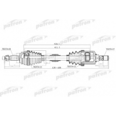 PDS2033 PATRON Приводной вал