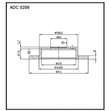 ADC 0208 Allied Nippon Гидравлические цилиндры