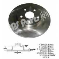 IBT-1274 IPS Parts Тормозной диск