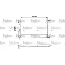 730551 VALEO Радиатор, охлаждение двигателя