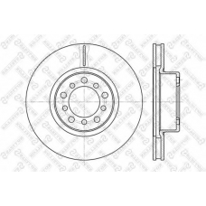 6020-3324V-SX STELLOX Тормозной диск