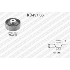 KD457.06 SNR Комплект ремня грм
