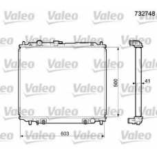 732748 VALEO Радиатор, охлаждение двигателя