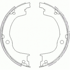 Z4749.00 WOKING Комплект тормозных колодок, стояночная тормозная с
