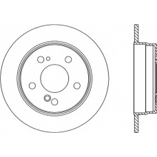 BDA1292.10 OPEN PARTS Тормозной диск