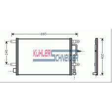 5023001 KUHLER SCHNEIDER Конденсатор, кондиционер