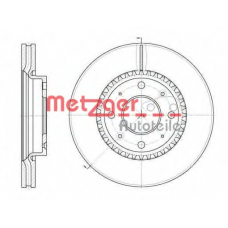 6889.10 METZGER Тормозной диск