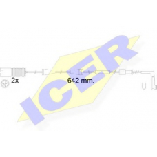 610538 E C ICER Сигнализатор, износ тормозных колодок