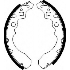BS866 QUINTON HAZELL Комплект тормозных колодок
