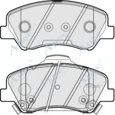 PAD1883 APEC Комплект тормозных колодок, дисковый тормоз