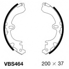 VBS464 MOTAQUIP Комплект тормозных колодок