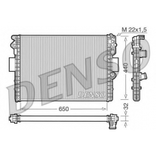 DRM12001 DENSO Радиатор, охлаждение двигателя