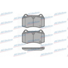 AC0581358D AC Delco Комплект тормозных колодок, дисковый тормоз