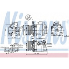 89354 NISSENS Компрессор, кондиционер