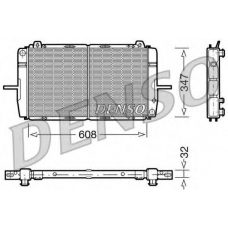 DRM10080 DENSO Радиатор, охлаждение двигателя