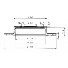 BDC4188 QUINTON HAZELL Тормозной диск