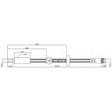 VBH881 MOTAQUIP Тормозной шланг