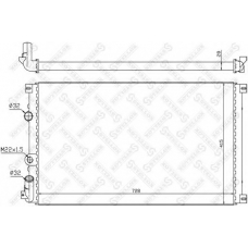 10-26179-SX STELLOX Радиатор, охлаждение двигателя